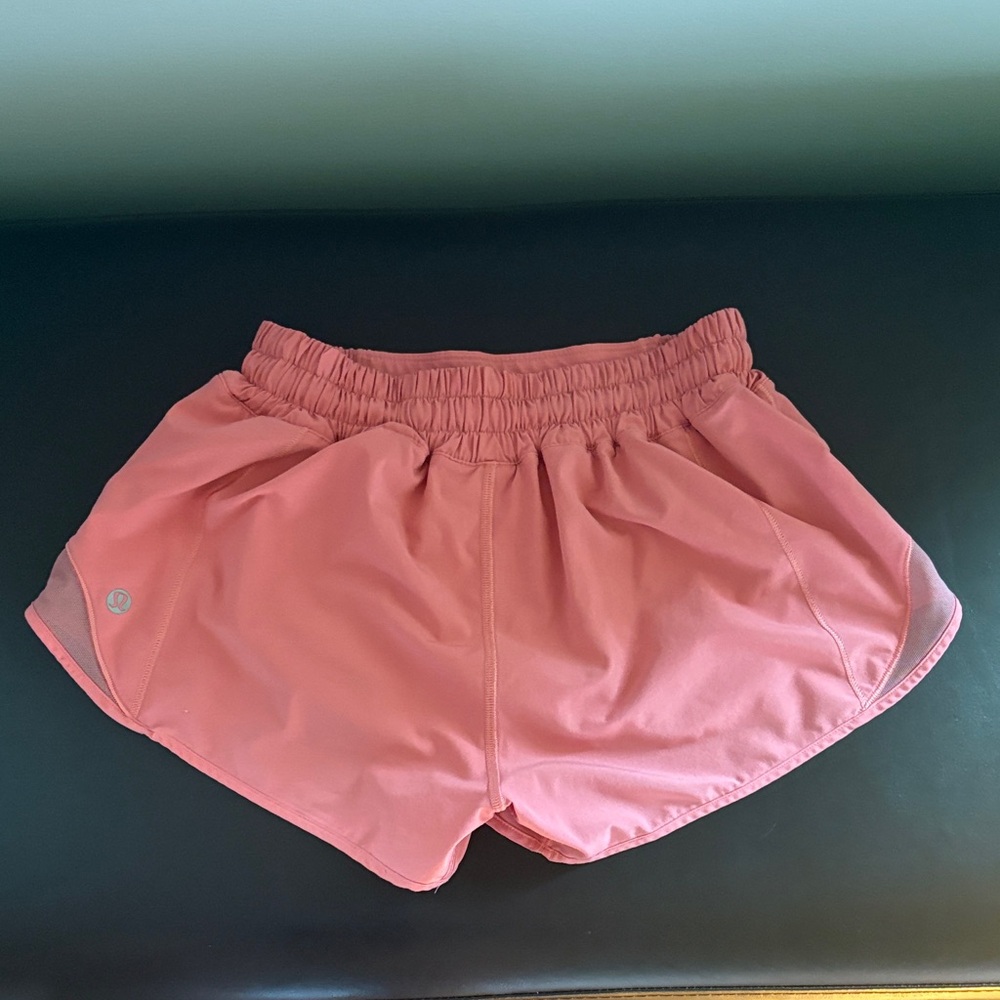Lululemon Athletica Coral Athletic Shorts